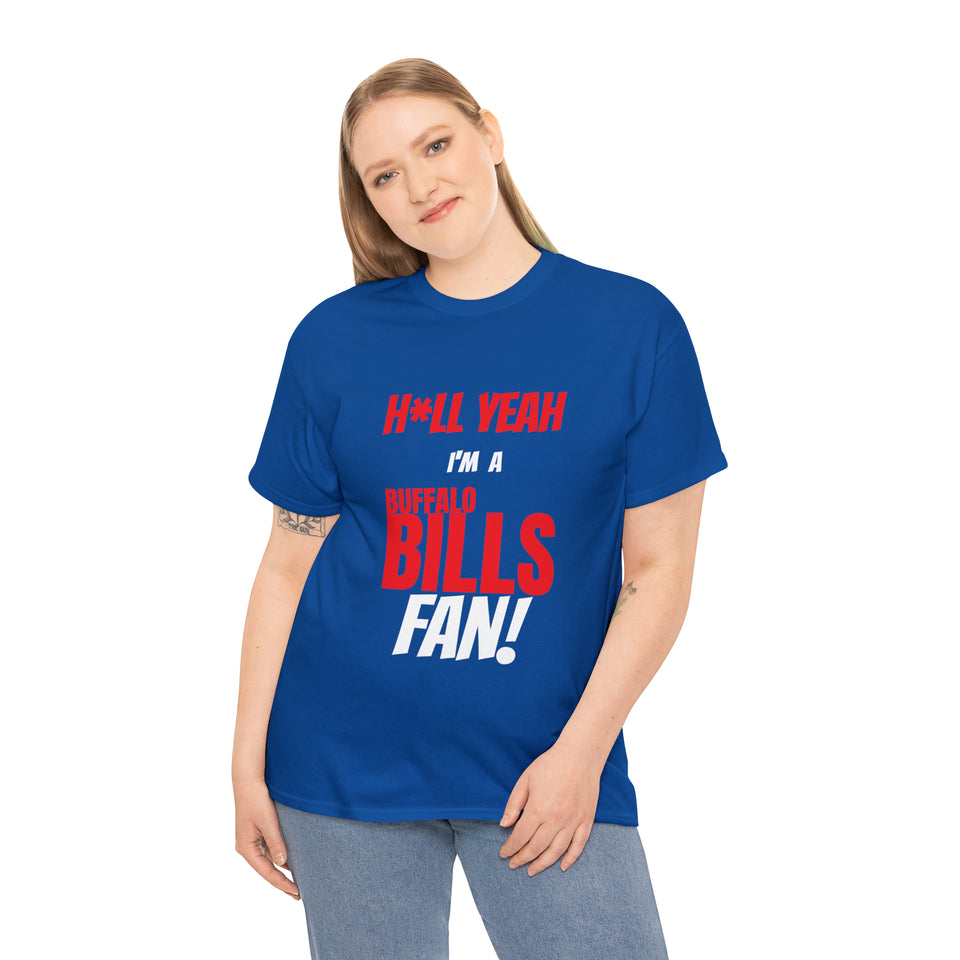 Buffalo Bills Football Unisex Heavy Cotton Tee