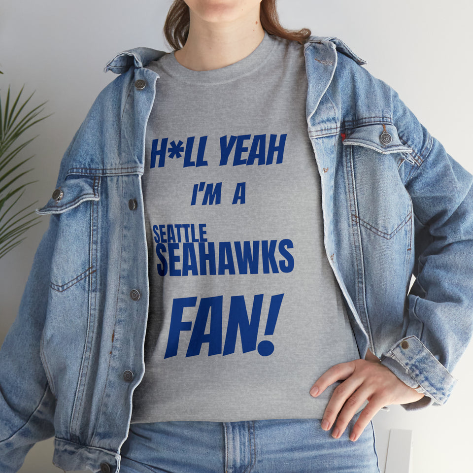Seattle Seahawks Football Unisex Heavy Cotton Tee