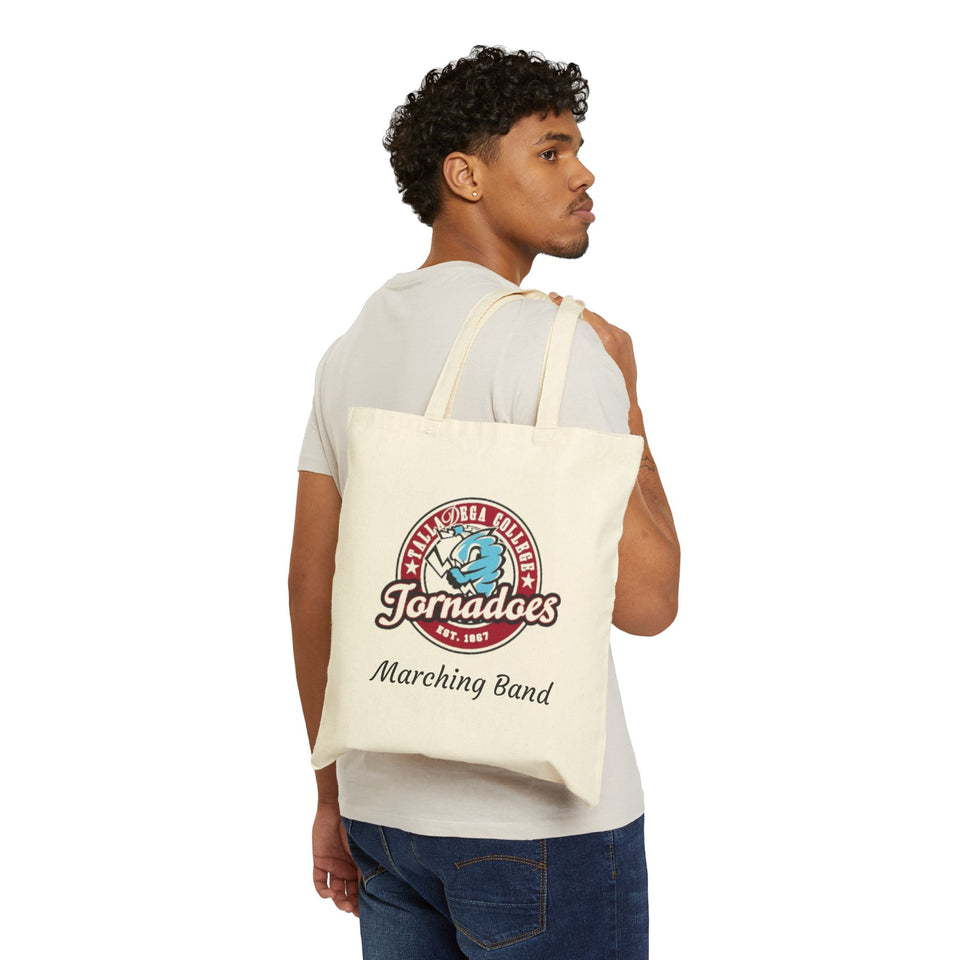 Talladega College Marching Band Cotton Canvas Tote Bag