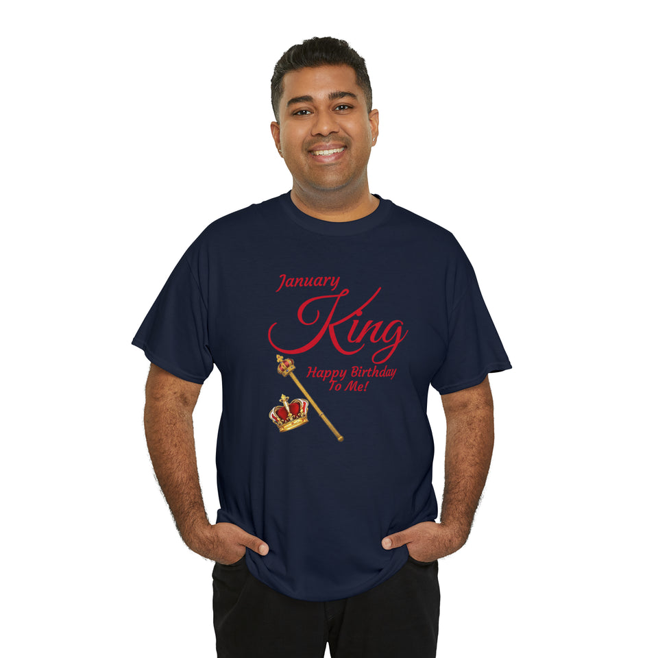 January King Unisex Heavy Cotton Tee