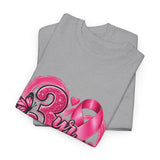 3 Yr Survivor Breast Cancer Awareness Unisex Heavy Cotton Tee