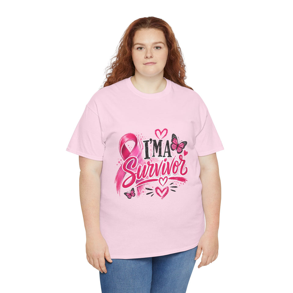 Breast Cancer Awareness Unisex Heavy Cotton Tee