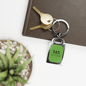 Toughest Job Rectangle Photo Keyring