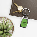 Toughest Job Rectangle Photo Keyring