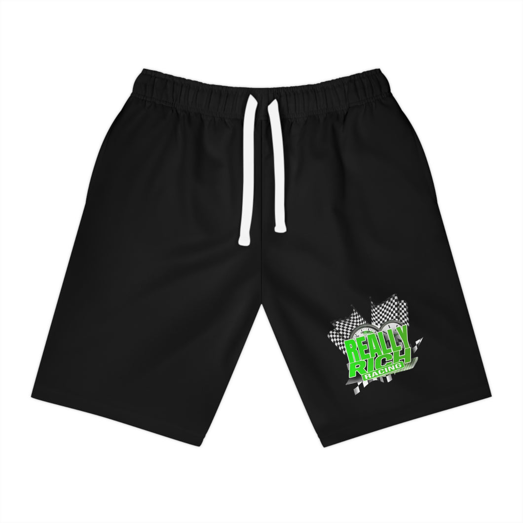 Really Rich Racing (Green) Athletic Long Shorts (AOP)