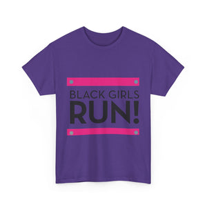 Black Girls Run Unisex Heavy Cotton Tee