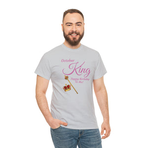 October King Unisex Heavy Cotton Tee