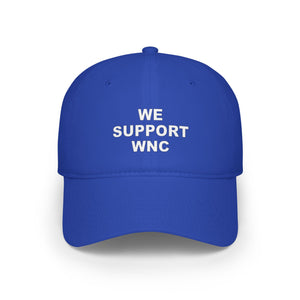 We Support WNC Low Profile Baseball Cap
