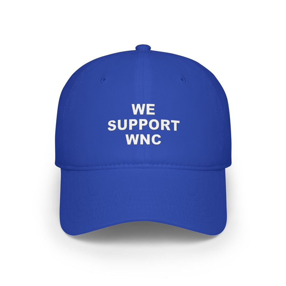 We Support WNC Low Profile Baseball Cap