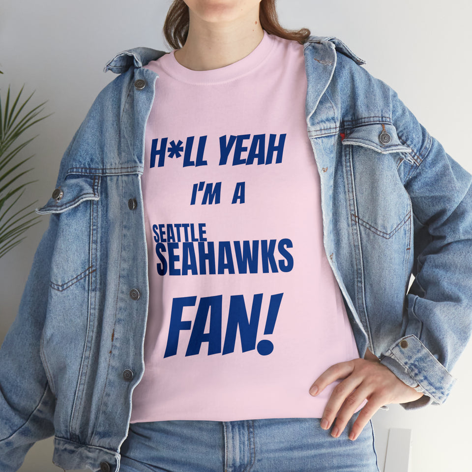 Seattle Seahawks Football Unisex Heavy Cotton Tee