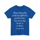 Psalm 25:21 Unisex Heavy Cotton Tee