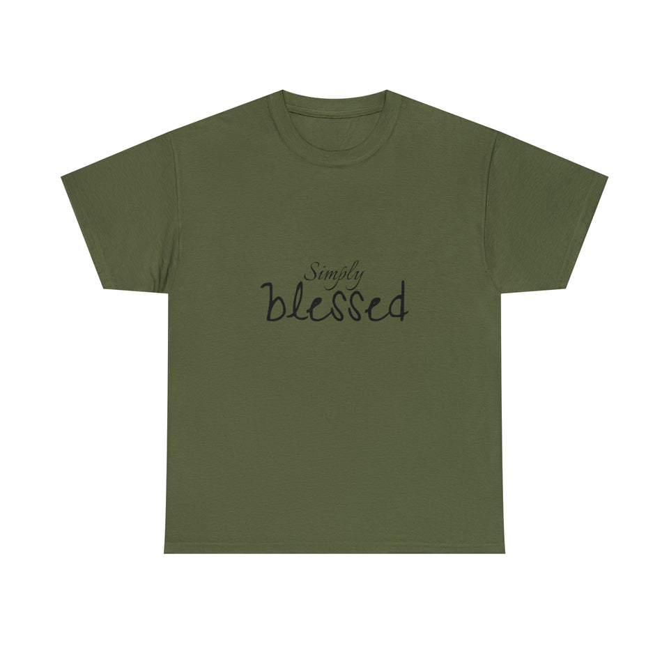 Simply Blessed Unisex Heavy Cotton Tee