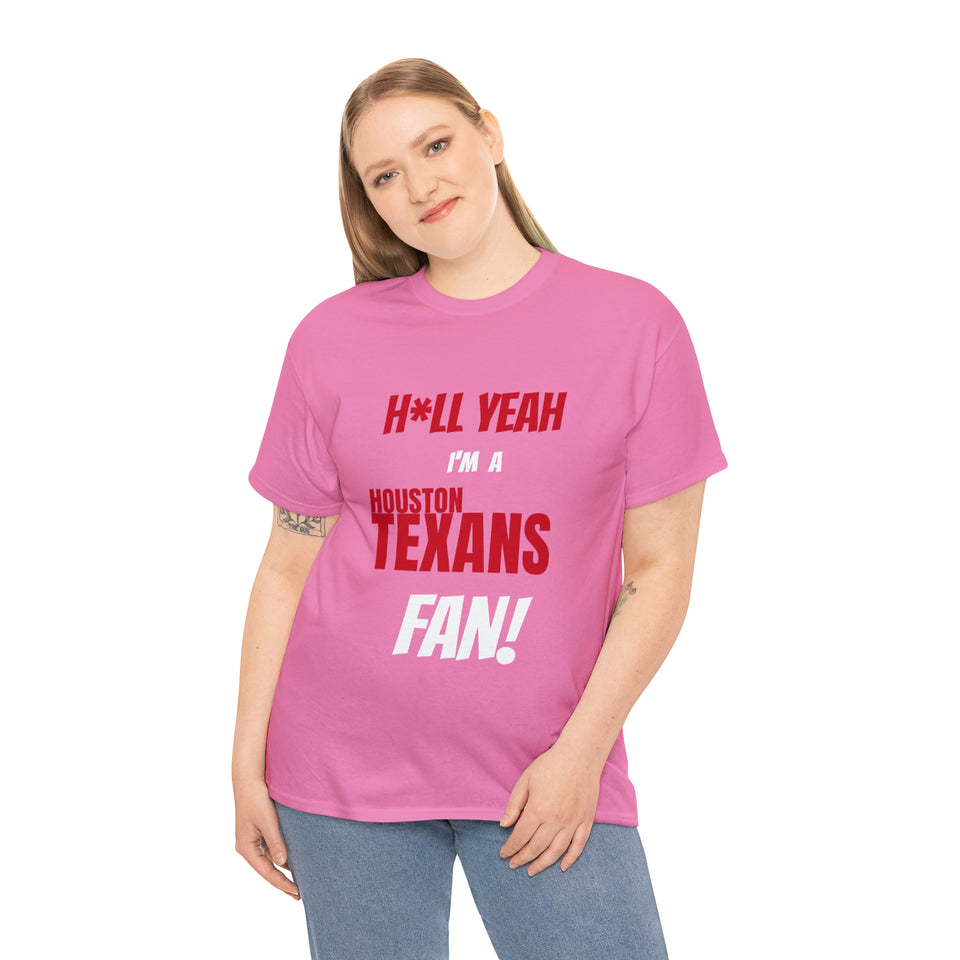 Houston Texans Football Unisex Heavy Cotton Tee
