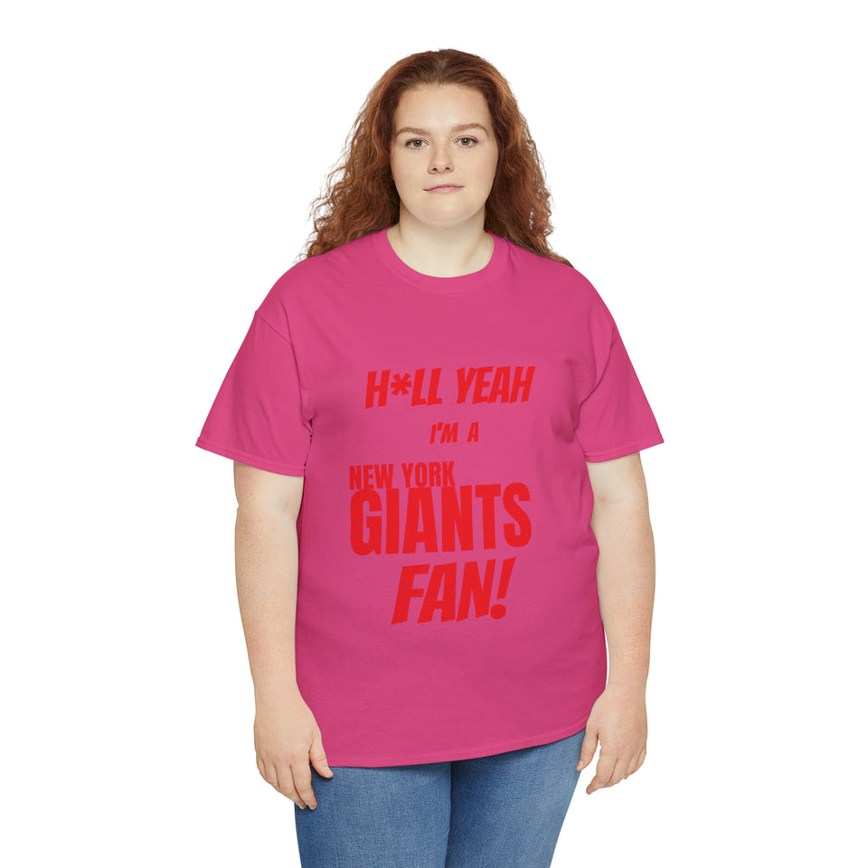 New York Giants Football Unisex Heavy Cotton Tee
