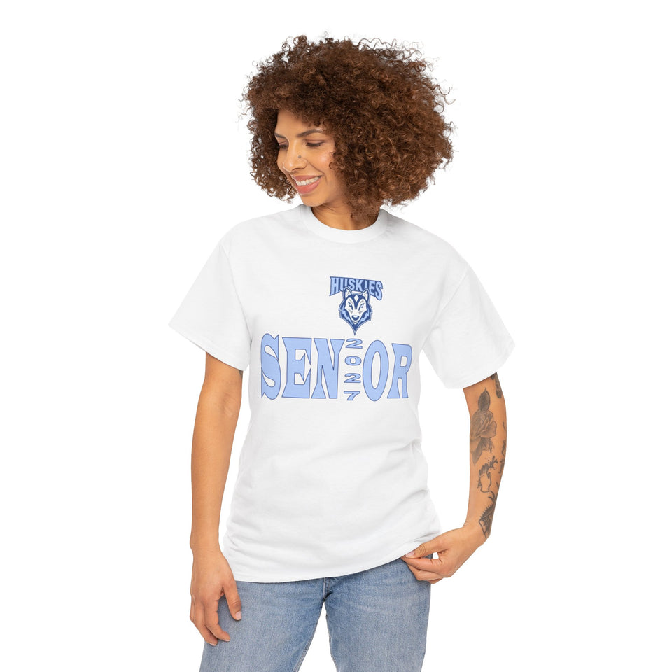 Hunter Huss HS Senior 2027 Unisex Heavy Cotton Tee