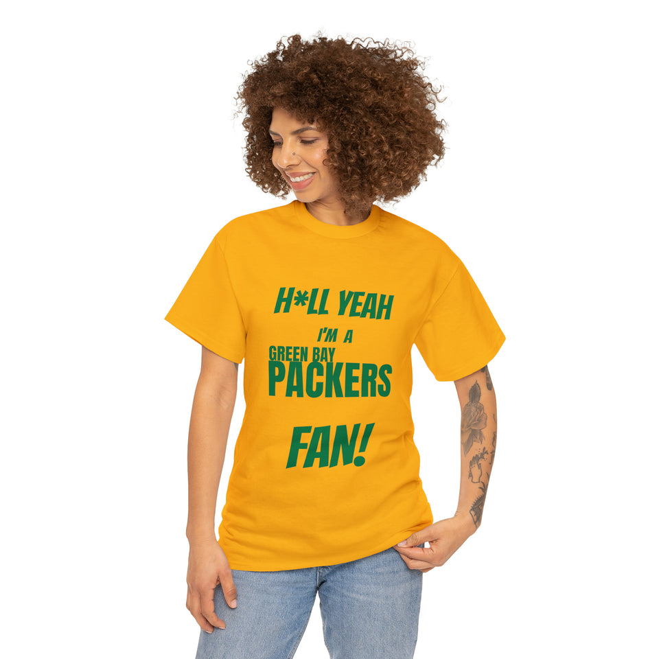 Green Bay Packers Football Unisex Heavy Cotton Tee