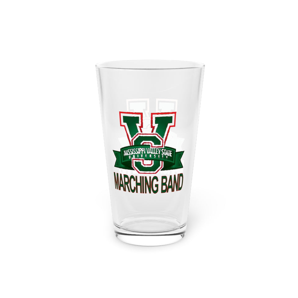 Mississippi Valley State Marching Band Pint Glass, 16oz