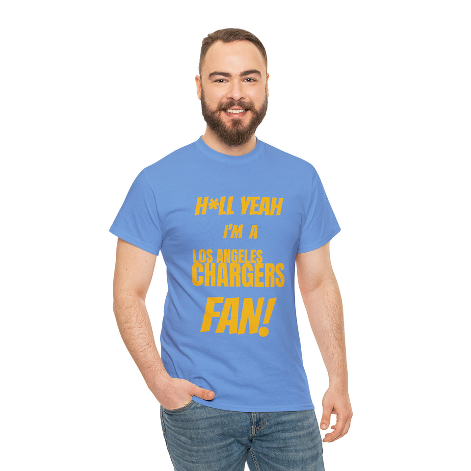 Los Angeles Chargers Football Unisex Heavy Cotton Tee