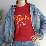 Kansas City Chiefs Girl Unisex Heavy Cotton Tee