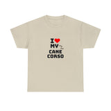I Love My Cane Corso Unisex Heavy Cotton Tee