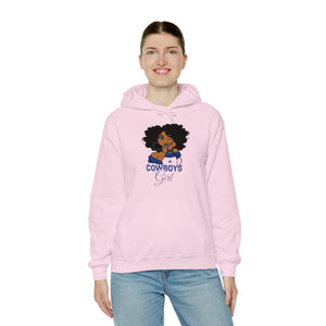 Dallas Cowboys Girl Unisex Heavy Blend™ Hooded Sweatshirt