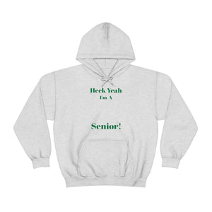 Heck Yeah I'm A UNCC Senior Unisex Heavy Blend™ Hooded Sweatshirt