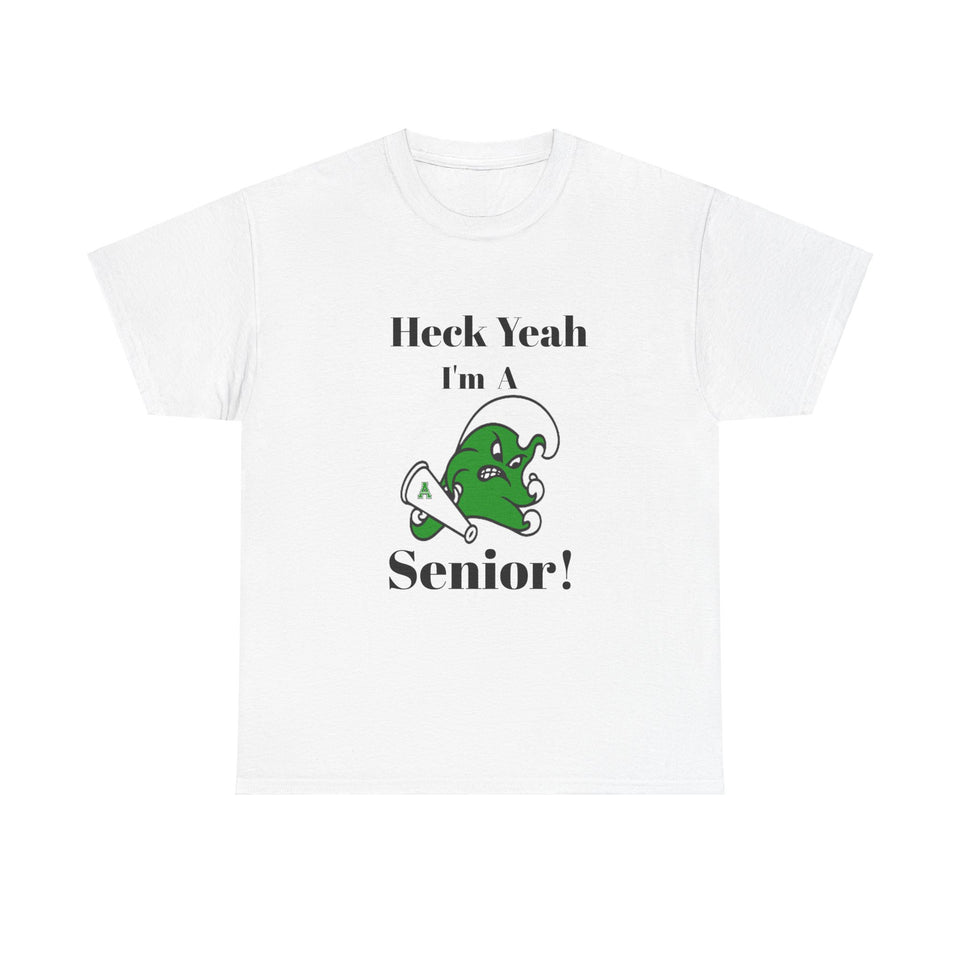 Heck Yeah I'm A Ashbrook High School Senior Class Of 2025 Unisex Heavy Cotton Tee