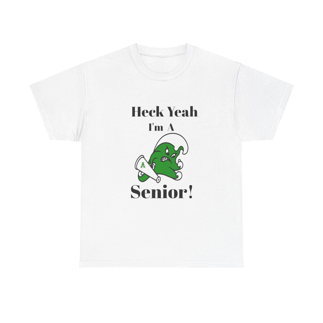 Heck Yeah I'm A Ashbrook High School Senior Class Of 2025 Unisex Heavy Cotton Tee