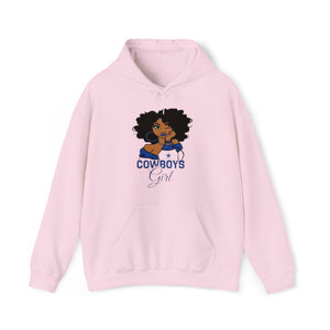 Dallas Cowboys Girl Unisex Heavy Blend™ Hooded Sweatshirt