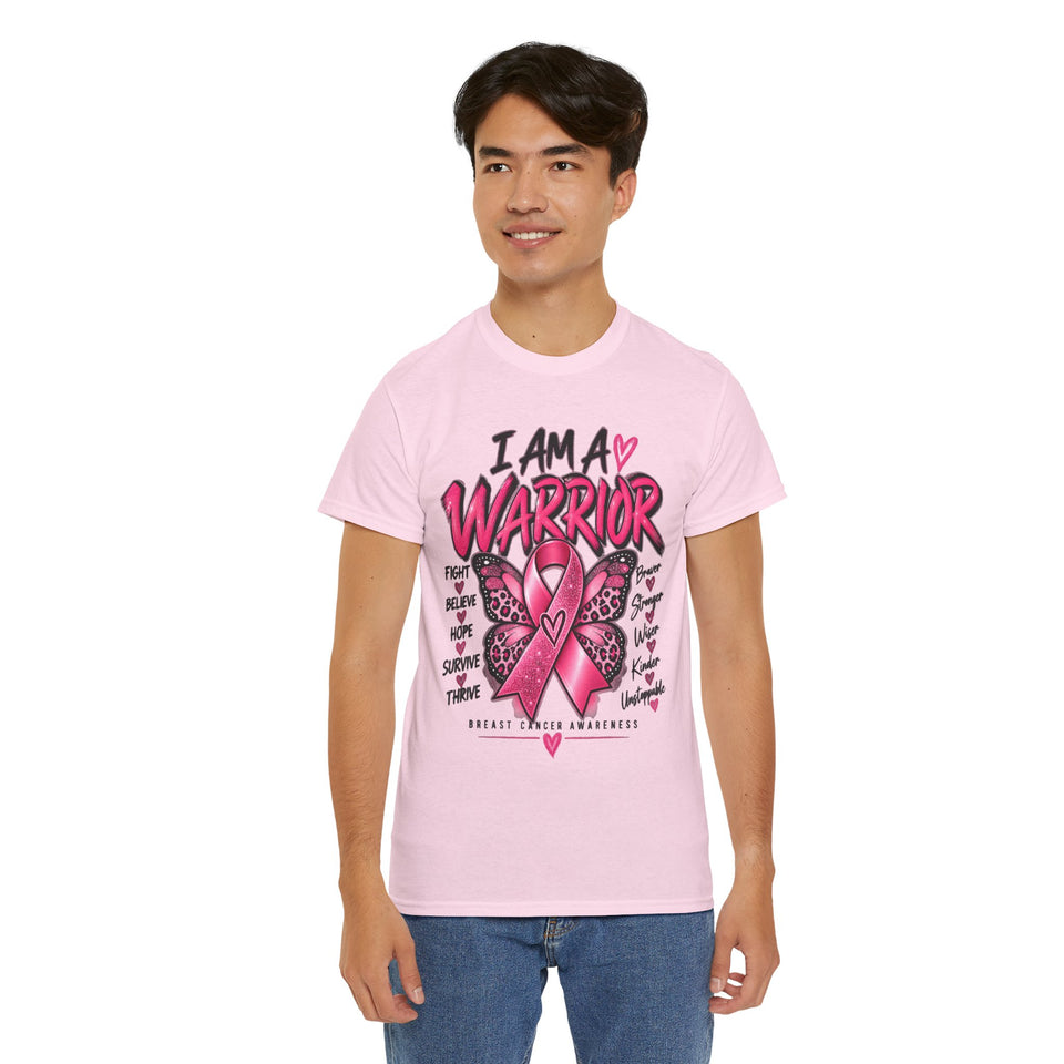 Breast Cancer Awareness Unisex Heavy Cotton Tee