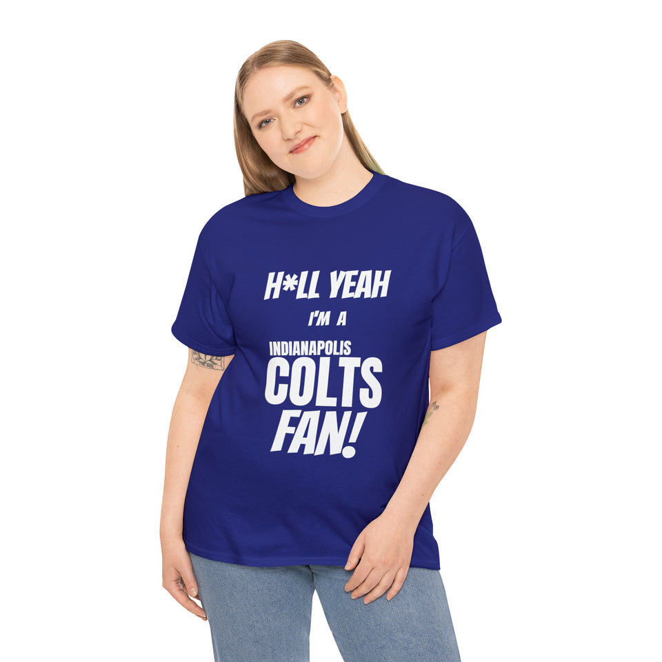Indianapolis Colts Football Unisex Heavy Cotton Tee