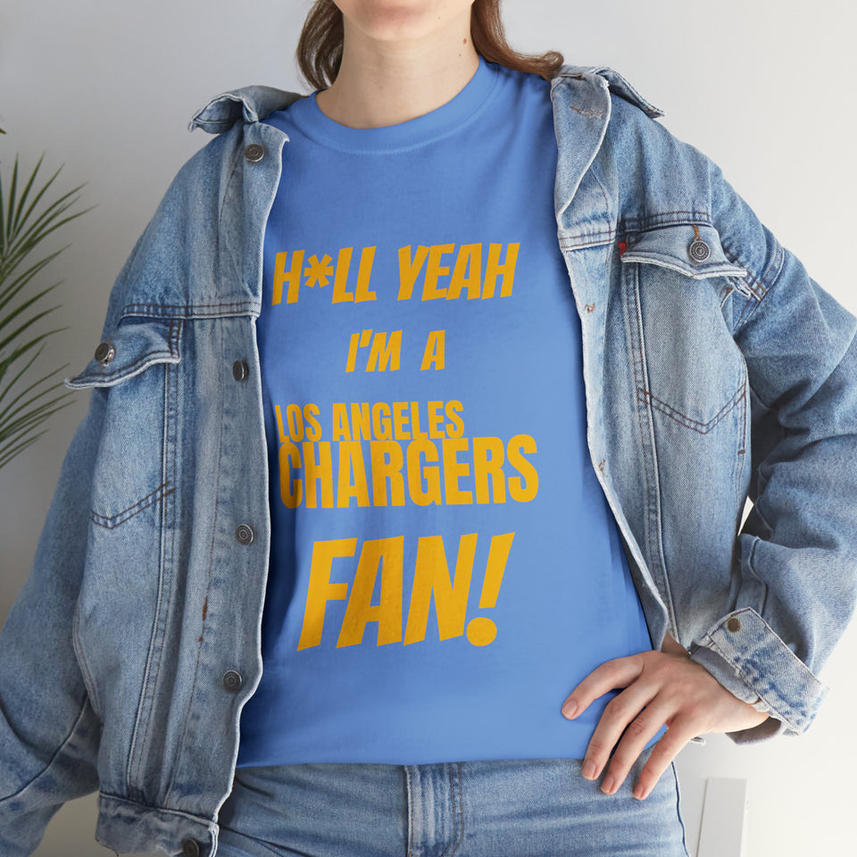 Los Angeles Chargers Football Unisex Heavy Cotton Tee