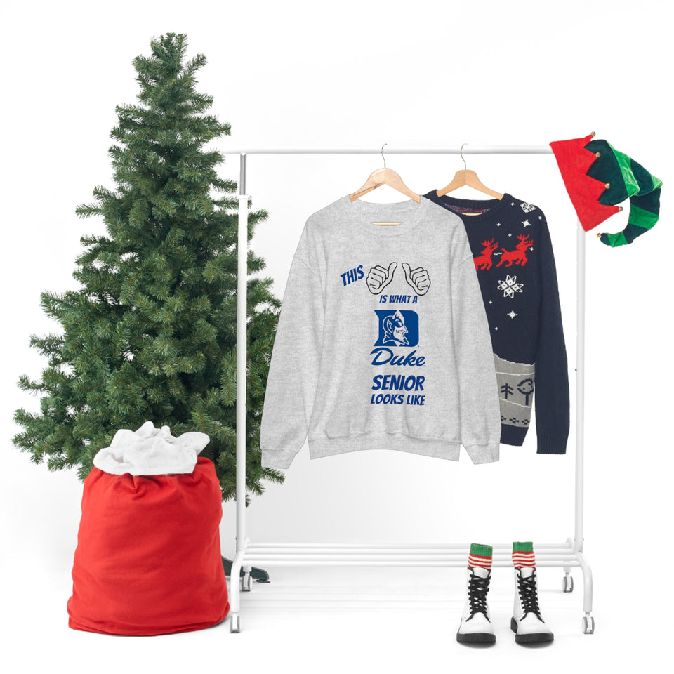 This Is What A Duke Senior Looks Like Unisex Heavy Blend™ Crewneck Sweatshirt