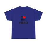 I Love My Yorkie Unisex Heavy Cotton Tee