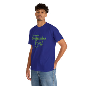 Seattle Seahawks Girl Unisex Heavy Cotton Tee