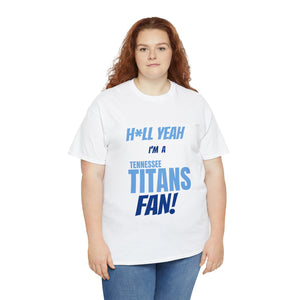Tennessee Titans Football Unisex Heavy Cotton Tee