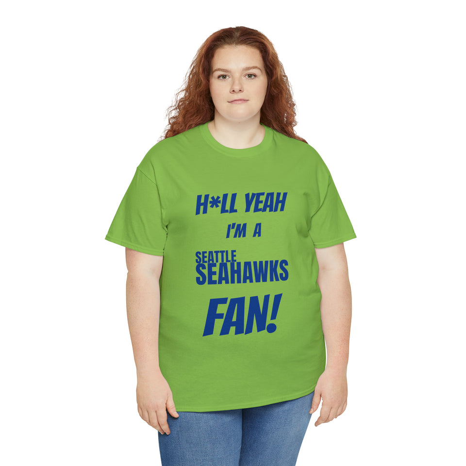 Seattle Seahawks Football Unisex Heavy Cotton Tee