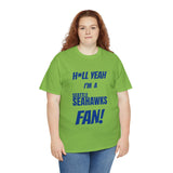 Seattle Seahawks Football Unisex Heavy Cotton Tee