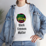 Black Firemen Matter Cotton Tee