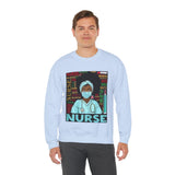 Black Nurse Crewneck Sweatshirt