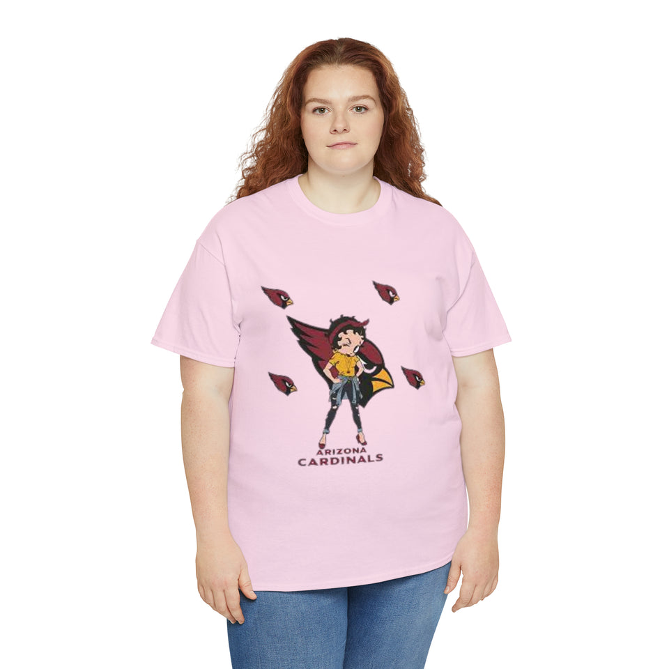 Arizona Cardinals Betty Unisex Heavy Cotton Tee
