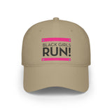 Black Girls Run Low Profile Baseball Cap