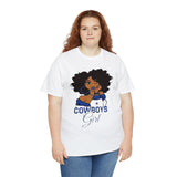 Dallas Cowboys Girl Unisex Heavy Cotton Tee