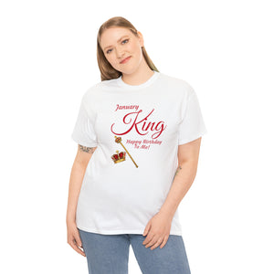 January King Unisex Heavy Cotton Tee