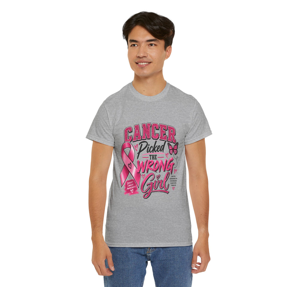 Breast Cancer Awareness Unisex Heavy Cotton Tee