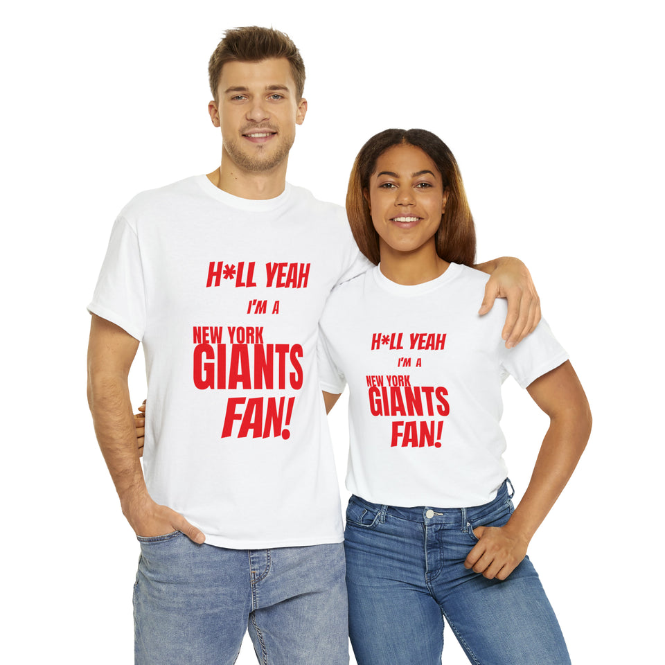 New York Giants Football Unisex Heavy Cotton Tee