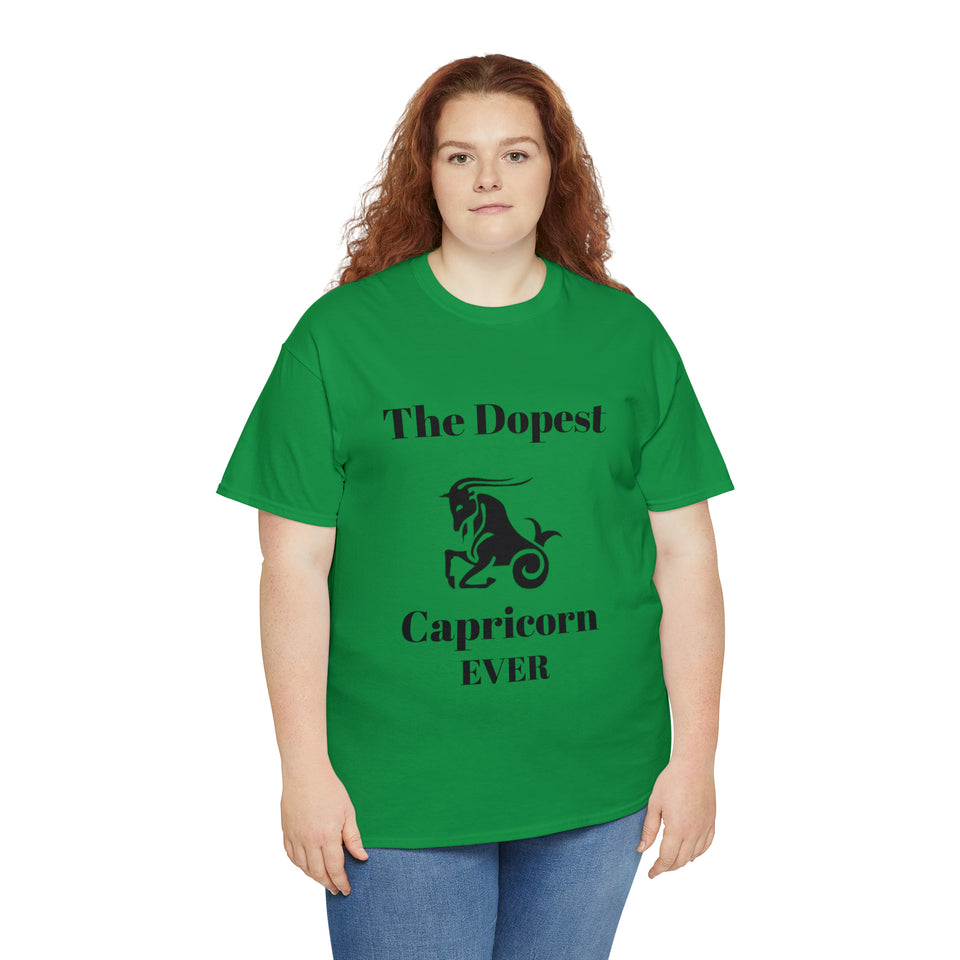 The Dopest Capricorn Ever Unisex Heavy Cotton Tee