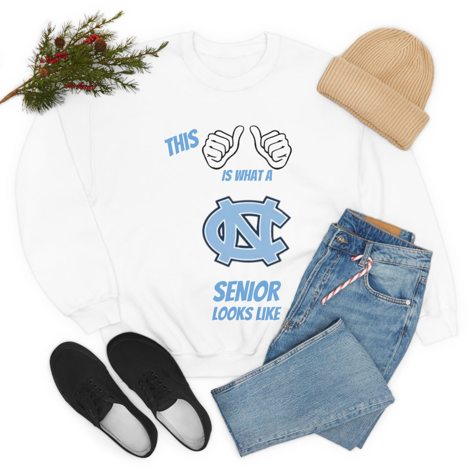 This Is What A Chapel Hill Senior Looks Like Unisex Heavy Blend™ Crewneck Sweatshirt