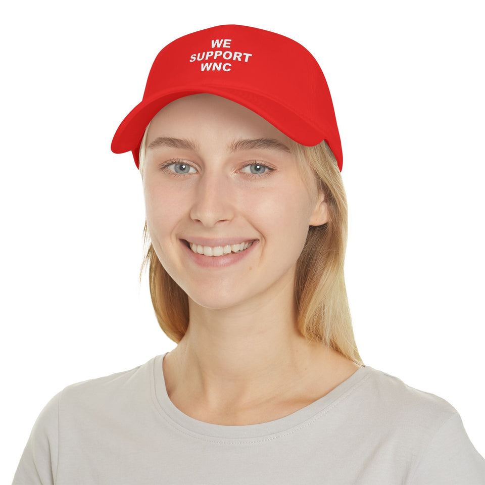 We Support WNC Low Profile Baseball Cap