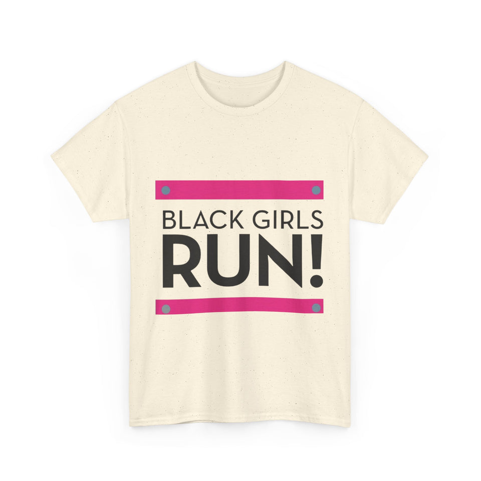 Black Girls Run Unisex Heavy Cotton Tee